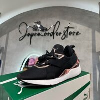 Giày Puma Muse X3 Black Metallic Pink 375131 01
