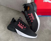 Giày Puma Running Đen Chữ Đỏ