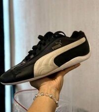 Giày Puma Speed Cat Black White Da Bóng
