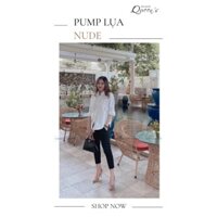 GIÀY PUMP MUA LỤA SATIN