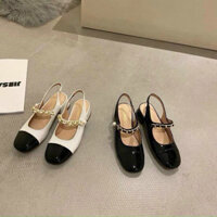 GIÀY QUAI HẬU GÓT THẤP đính ngọc - ORDER