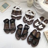 Giày quai hậu sandal da bò unisex xuất khẩu châu âu