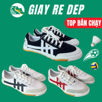 (GIÀY RẺ ĐẸP)Giày BATA ASIA nam nữ 4 sọc CHÍNH HÃNG, Giày thể thao chơi bóng, cầu lông, đi bộ shop giày r