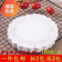 Giấy ren hình tròn, giấy nền hoa, giấy ăn thực phẩm, giấy thấm dầu, giấy nướng, giấy ăn chiên, giấy ren, giấy pizza