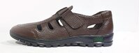 Giầy rọ nam nâu da bò20888-9 - 41