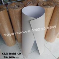 Giấy Roki A0 400Gsm 79x109cm - giấy ruki giấy vẽ rập giấy vẽ báo tường giấy Duplex