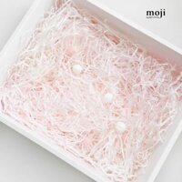 Giấy rơm trang trí hộp quà nhiều loại sợi kèm hạt xốp