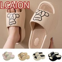 Giày rỗng LCAION, Dép nữ EVA họa tiết gấu hoạt hình, Giày trượt gót cao thoải mái chống trượt thời trang cho ngoài trời