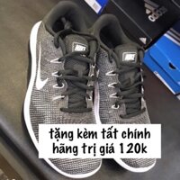 Giầy running Nike NIKE FLEX 2018 RN nam AA7397-001 tặng kèm tất chính hãng trị giá 120k . .