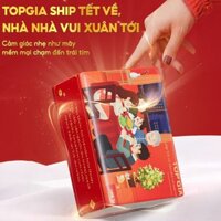 Giấy rút TopGia Tết 2025, thùng 20 gói giấy ăn cao cấp làm từ bột gỗ an toàn cho mọi làn da