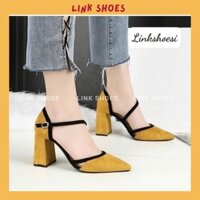 Giày sabo cao gót nhọn sành điệu mới TT123