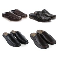Giày sabo nam Huy Hoàng màu đen, nâu HH7125-7127-7796-7797 - Nâu - 38