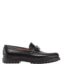 Giày Salvatore Ferragamo Nam Loafer With Gancini Ornament 'Black'