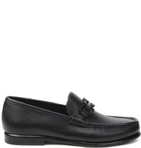 Giày Salvatore Ferragamo Nam Loafer With Gancini Ornament 'Black'