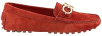 Giày Salvatore Ferragamo Ladies Berra Gancini Driver Moccasin ‘Orange’