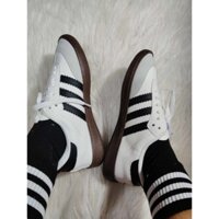 giày sam baa  nữ đen trắng