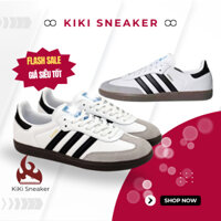 Giày Samba Classic nam nữ CHAN, Giày Thể Thao hàng chuẩn đế nâu bản cao cấp mũi da lộn