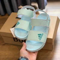 Giày Sandal ADIDAS nam nữ -FREESHIP- giày sandal đi học nam nữ quai hậu bền đẹp đế bằng siêu nhẹ,xanh mint-knb