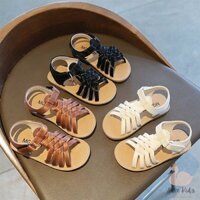 Giày sandal baby bé gái màu trắng V533