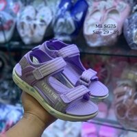 Giày sandal bé gái đi học đi biển mùa hè chất êm đế siêu nhẹ quai ngang thể thao cá tính cho trẻ em nữ 3 - 12 tuổi