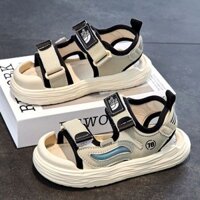 Giày Sandal Bé Trai 2024 Trẻ Em Giày Thể Thao Đi Biển Vừa Lớn Trẻ Em Bé Trai Chống Trơn Trượt Giày Sandal Học Sinh 3.24