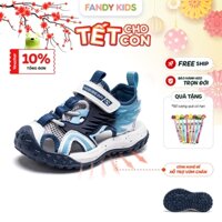 Giày Sandal Bé Trai Phòng Chân Bẹt HOBIBEAR GU8181 Fandy Kids Đế EVA Khóa Dán - Bảo Hành Trọn Đời