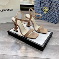 Giày sandal cao gót 8-9 cm,gót nhập cực sang chảnh , chất da bóng mềm mại [HÀNG SẴN] '