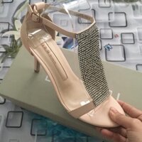 Giầy sandal cao gót đính đá