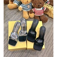 Giày sandal cao gót đính đá xinh lung linh cao 7f