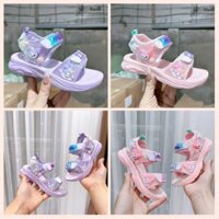 Giày sandal cho bé gái [CÓ ĐÈN] dép quai hậu đi học cho bé gái hình hoạt hình dễ thương mã 6855