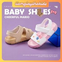 Giày sandal cho bé trai, bé gái dép quai hậu cho bé đế mềm siêu nhẹ EVA chống trượt, hình Hello Kitty, Thỏ gấu