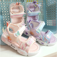 Giày sandal công chúa cho bé gái từ 2 đến 7 tuổi, giày quai hậu đi học cho bé gái cực chắc chắn êm chân