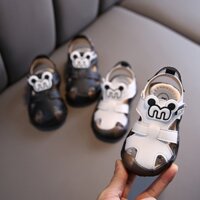 Giày Sandal Da Mềm Chống Trượt Cho Bé Trai 1-8 Tuổi