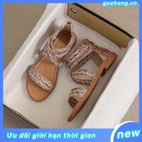 Giày Sandal Dây Đan Chéo Phong Cách Bohemian Thời Trang Đi Biển Cho Nữ 770-90