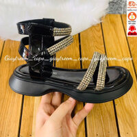 Giày sandal dây mảnh & đá pha lê lấp lánh dành cho bé gái 3 đến 6 tuổi TH168KE size 26- 30