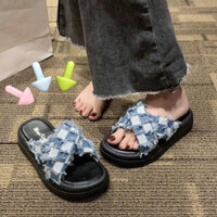 😀Giày sandal đế dày mùa hè mới dành cho nữ