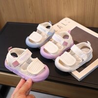 Giày Sandal Đế Mềm Phối Lưới Dành Cho Bé Tập Đi