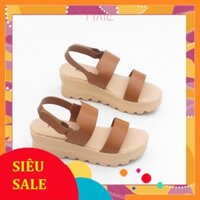 Giày Sandal Đế Xuồng 5cm Siêu Nhẹ Quai Ngang Pixie X425 (giá khai trương )