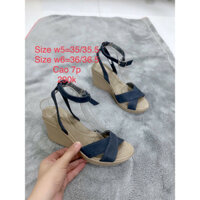 giày sandal đế xuồng crocs nữ 7p, size 35 và 36, 2hand, new 95%