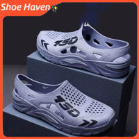 Giày Sandal Đi Biển Mùa Hè Mới Dép Ngoài Trời Mùa Xuân Nóng Trôi Lưới Giày Nam Thoáng Khí Mũi-Covered Giày