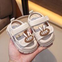 Giày Sandal Đi Bộ Mùa Hè Đế Mềm Chống Trơn Trượt Giày Cho Bé Baotou Baby Casual Magic Giày Trẻ Em Giày Trẻ Em Giày Đi Biển