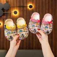 Giày Sandal Đục Lỗ Đế Mềm Chống Trượt Chất Lượng Cao Dài 0.5cm Mùa Hè Cho Bé