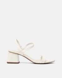Giày Sandal Gót Thấp Quai Ngang