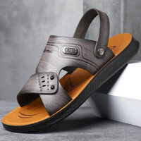 Giày sandal hở mũi mùa hè cho nam, thoáng khí, giày đi biển, giày sandal hai chiều, giày đi lội nước, giày sandal hở mũi ngoài trời, giày nhẹ, đế mềm, giày rỗng, thoải mái nhẹ