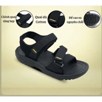Giày sandal học sinh nam nữ Rova màu đen xám