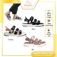 Giày Sandal Mol Nam Nữ 3 Quai Ngang MS1801 Quai Hậu Tháo Rời Êm Bền Đi Học Đi Làm Đi Du Lịch Full Size - Wigo Young