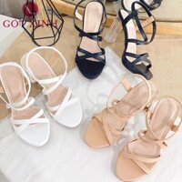 GIÀY SANDAL MŨI ĐÚP 12 PHÂN QUA CHÉO