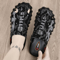 Giày Sandal Nam 2025 Phong Cách Mới Mùa Hè Da Thật Chính Hãng Giày Sandal Người Lái Xe Ngoài Trời Kép Dép Nam Hợp Thời Trang