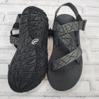Giày Sandal Nam Chaco Đế Thơm, Dép Chaco Quai Hậu Lịch Lãm Mã Xám Kẻ Chỉ TG33