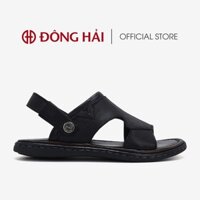 Giày Sandal nam Đông Hải thiết kế quai ngang cut-out hiện đại đế cao 3cm tiện dụng - S1134